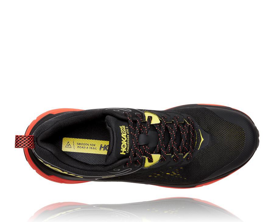 Hoka One One Challenger Atr 6 Gore-Tex Trailskor Herr - Svarta/Röda - RNJOQ-1028